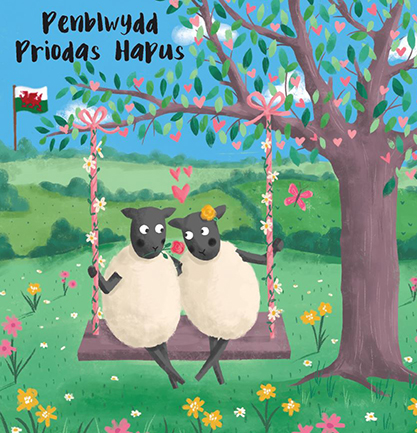 Penblwydd Priodas Hapus