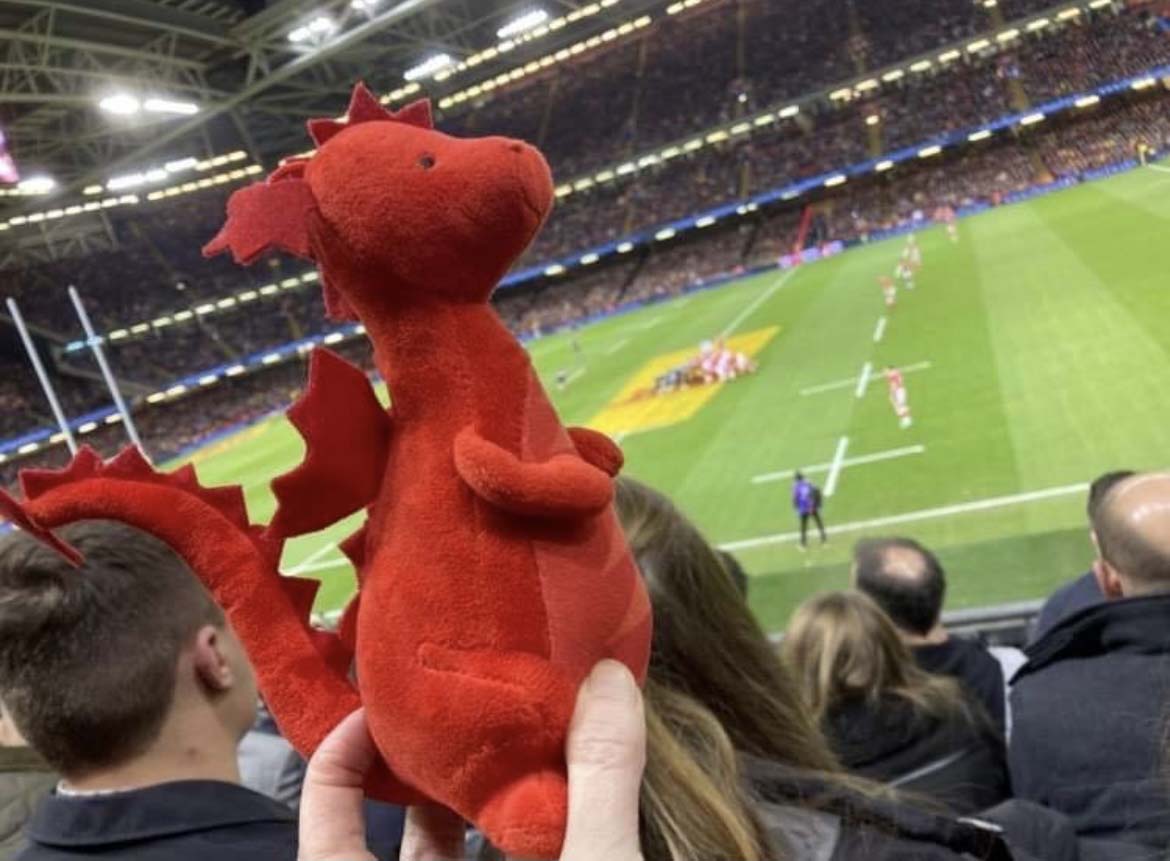 Delwyn the dragon 7 inch  plush 
